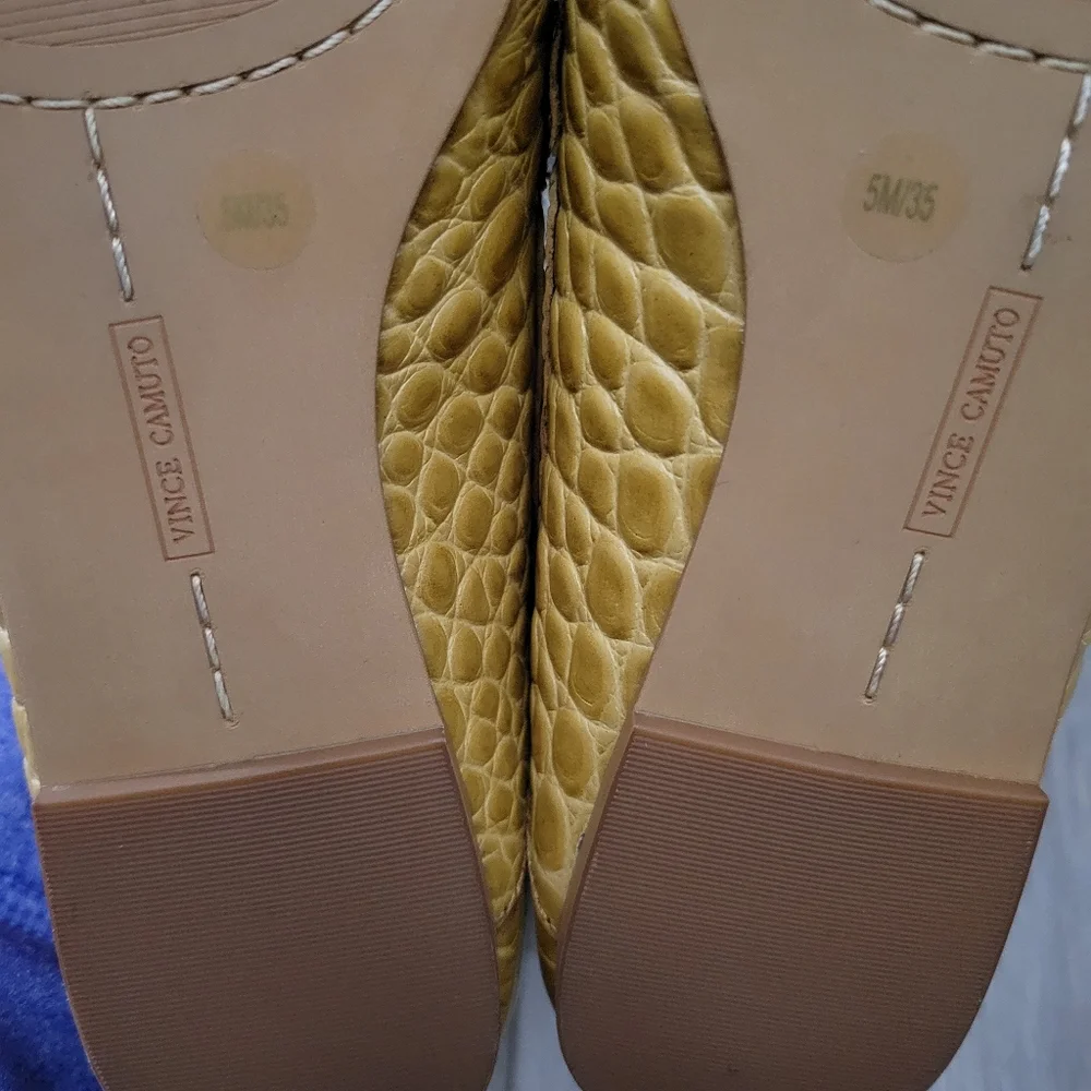 NEW Franco Sarto Croc Embossed Loafers - Picture 5 of 8
